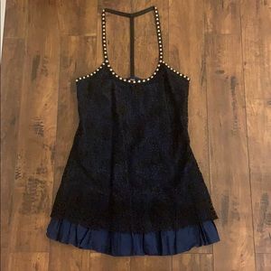 Free People crochet stud dress
